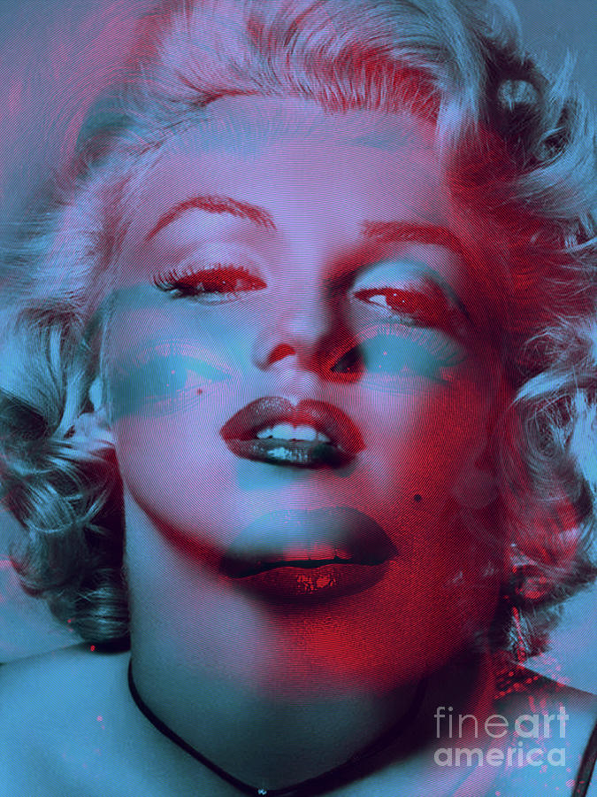 Marilyn Monroe Shadow Art Digital Art by GnG Bros | Fine Art America