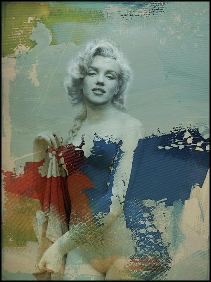 Marilyn Monroe Statue Digital Art by Paul Lovering