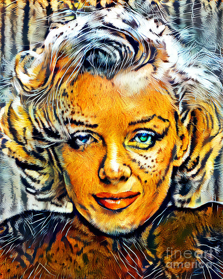 Marilyn Monroe The Tigress 20210318 Photograph by Wingsdomain Art and Photography