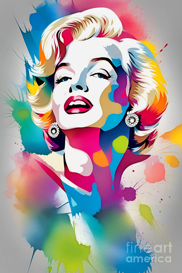 Marilyn Monroe V Digital Art by Munir Alawi - Fine Art America