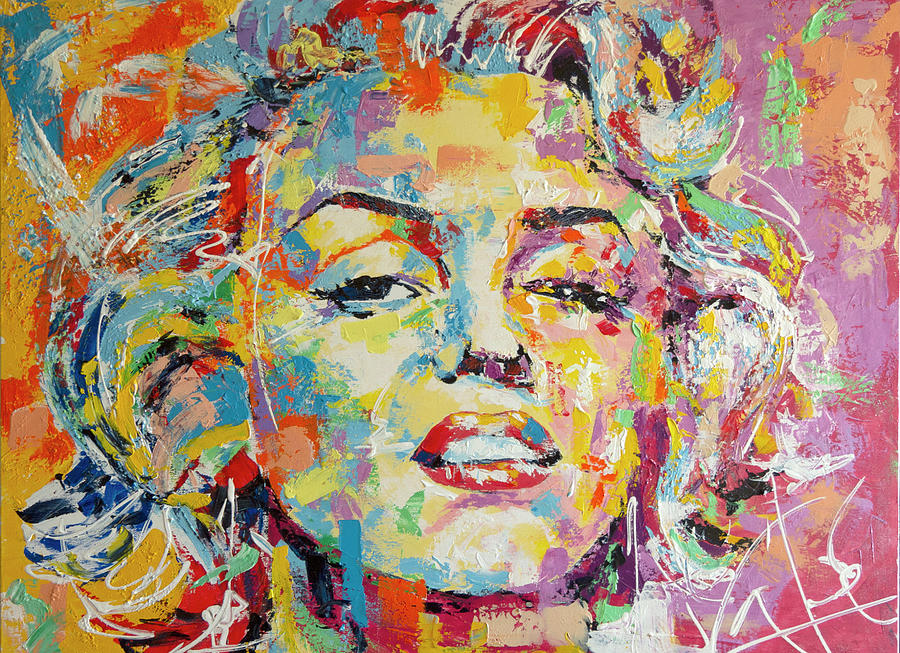 Marilyn Monroe Painting by Vale Kardamski - Fine Art America