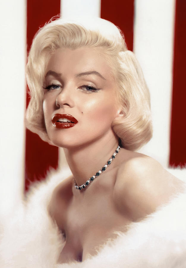 Marilyn Monroe Photograph - Marilyn Monroe Portrait by Mango Art