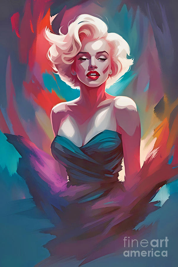 Marilyn Monroe VII Digital Art by Munir Alawi - Fine Art America