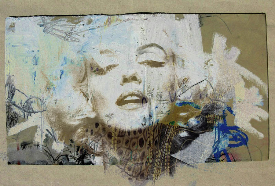 Marilyn Monroe - You Fill Up My Senses Mixed Media by Paul Lovering