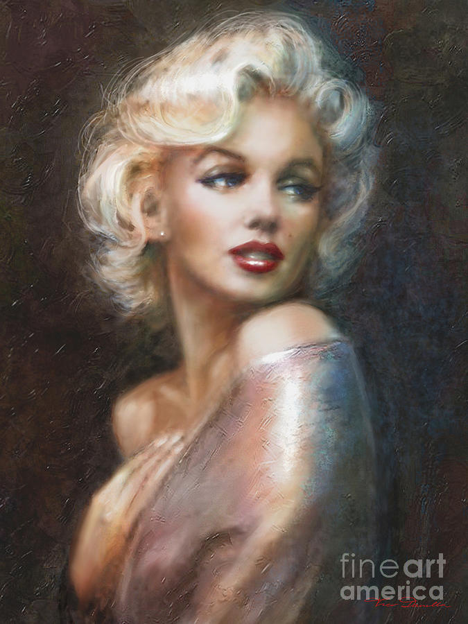 Marilyn WW soft Painting by Theo Danella