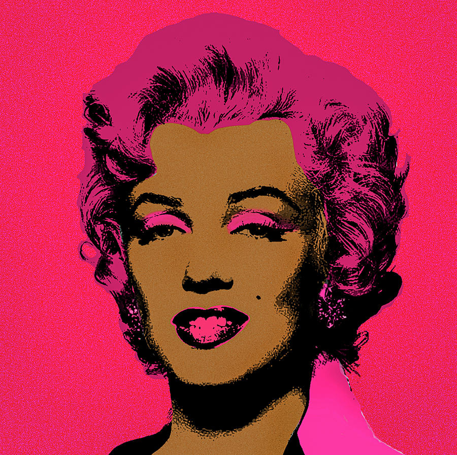 Marilyn Bordeaux Digital Art by Pop Art World - Fine Art America