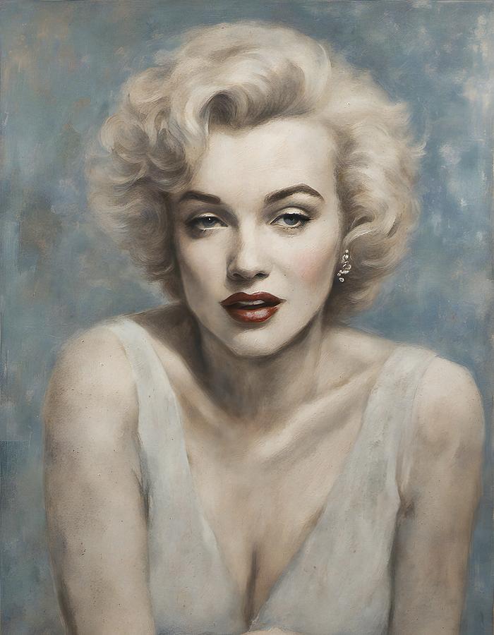 Marilyn's Enigmatic Aura Digital Art by Samuel HUYNH - Fine Art America