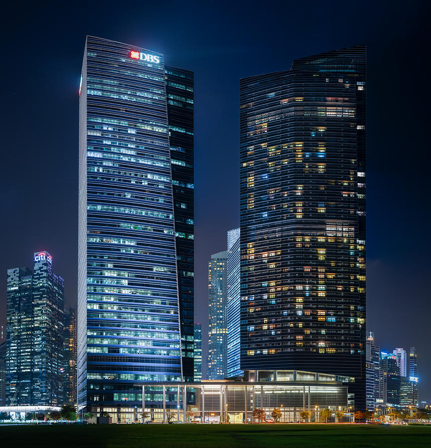 Marina Bay Financial Centre, Singapore Photograph by Rick Deacon