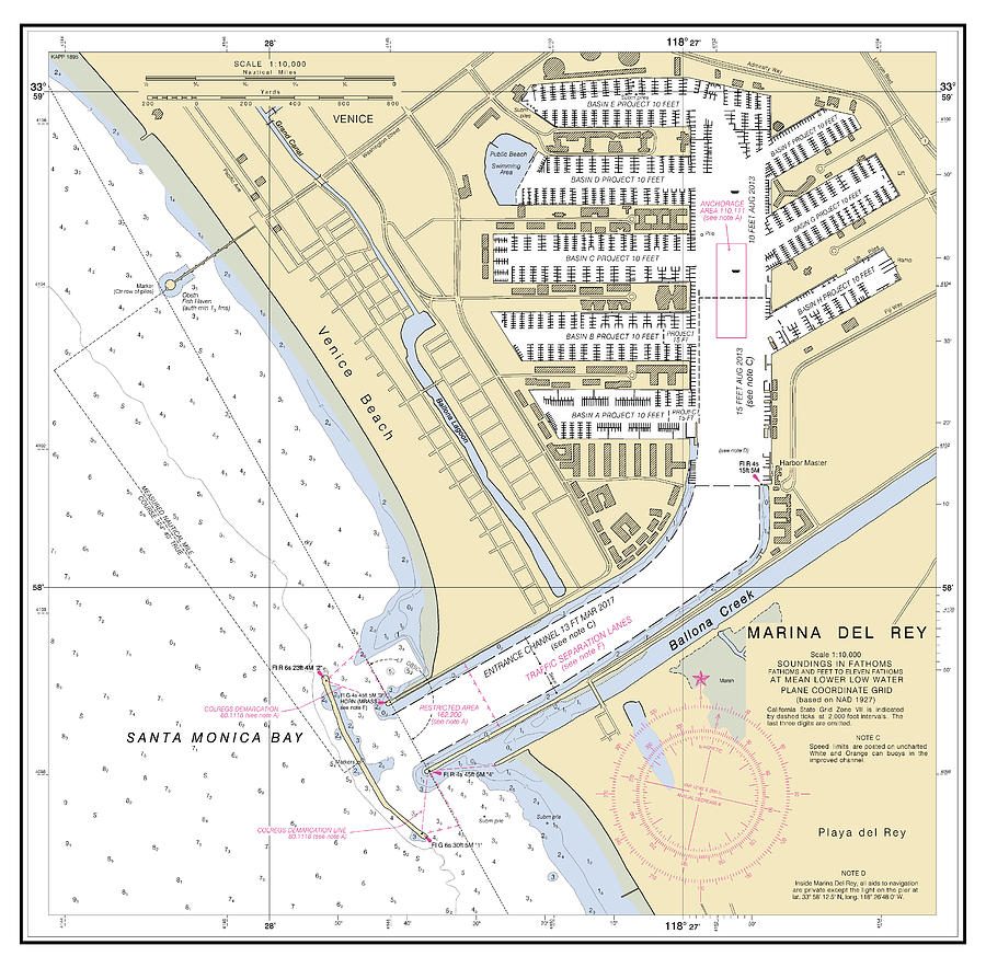 marina-del-rey-california-noaa-chart-18744-2-digital-art-by-nautical