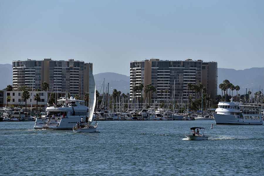 Marina Del Rey Harbor in Southern California Photograph by Mark Stout