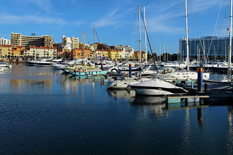Marina of Vilamoura at afternoon Photograph by Angelo DeVal