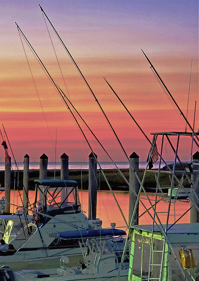 Marina Sunset Photograph