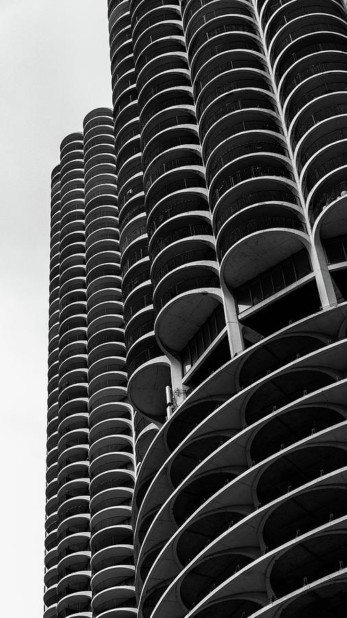 Marina Towers  Photograph by Stephen Stookey