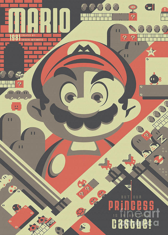 Mario - 1981 Digital Art by Kun Pact