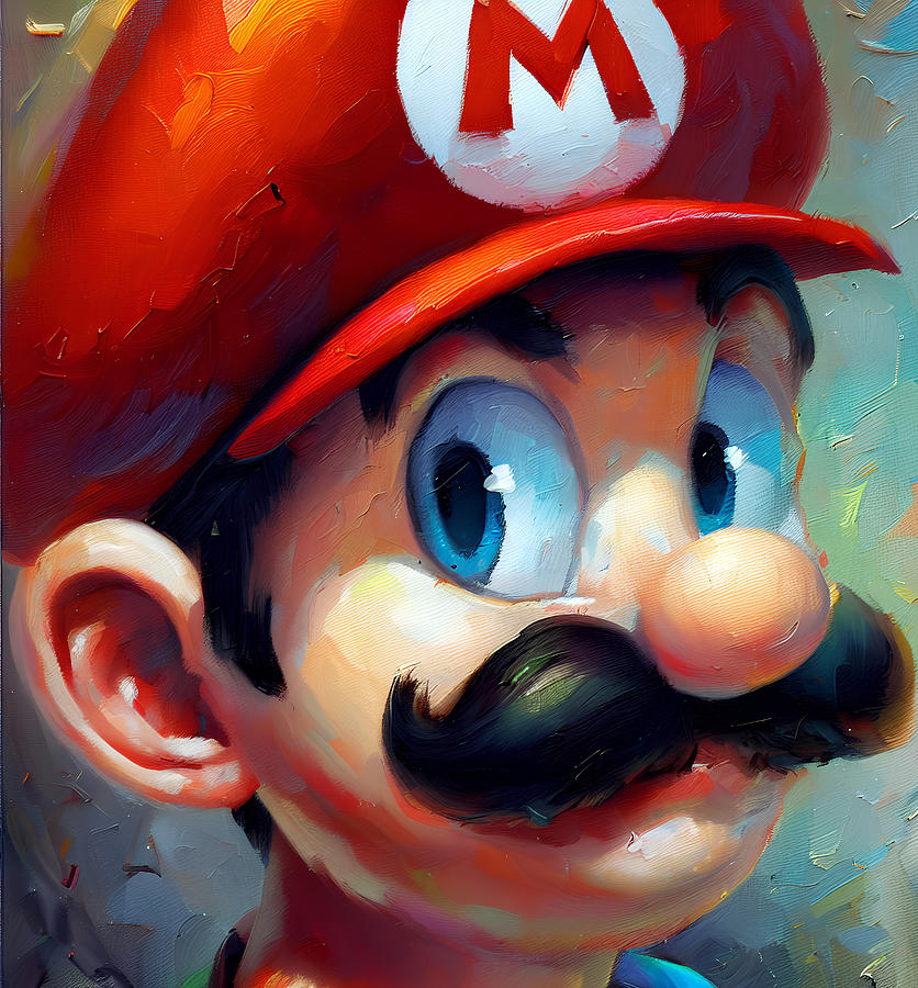 Mario Digital Art by Mauricio Sobalvarro - Fine Art America