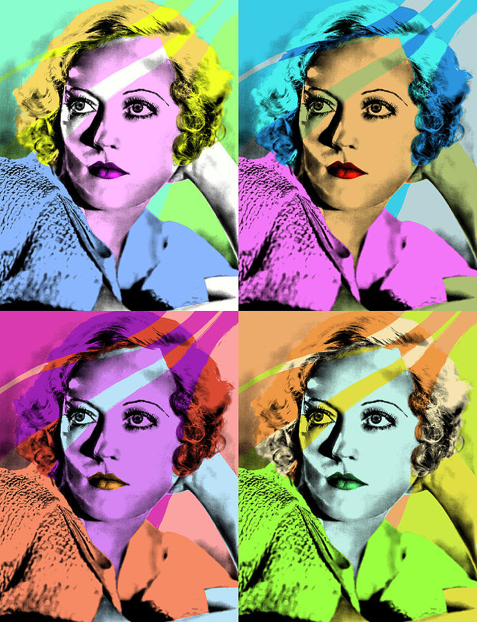 Marion Davies pop art Mixed Media by Movie World Posters