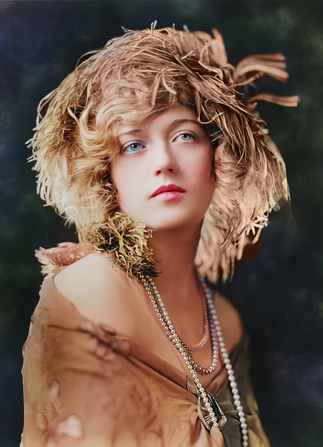 Marion Davies - Silent Movies Digital Art by Chuck Staley