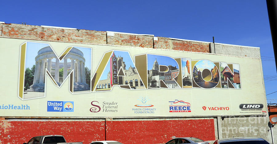 Marion Ohio Mural  3796 Photograph by Jack Schultz
