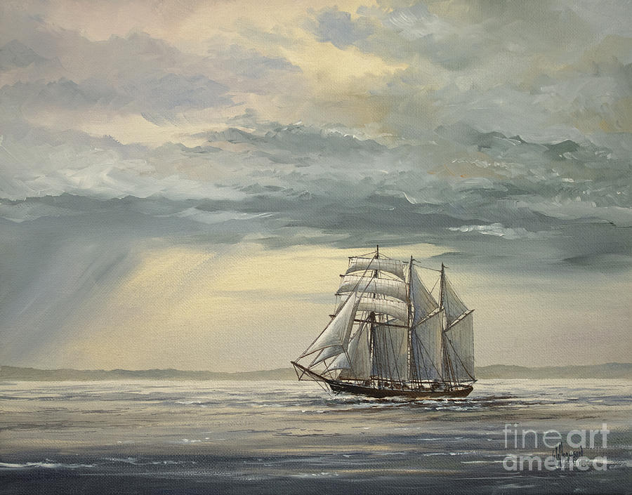 Maritime Passage Painting by James Williamson