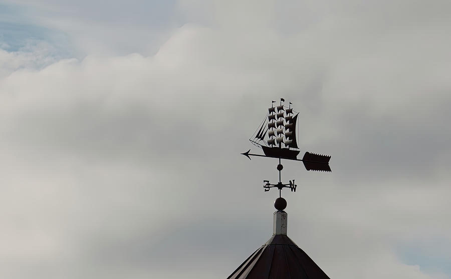 Maritime Weather Vane Photograph by Jeff Folger