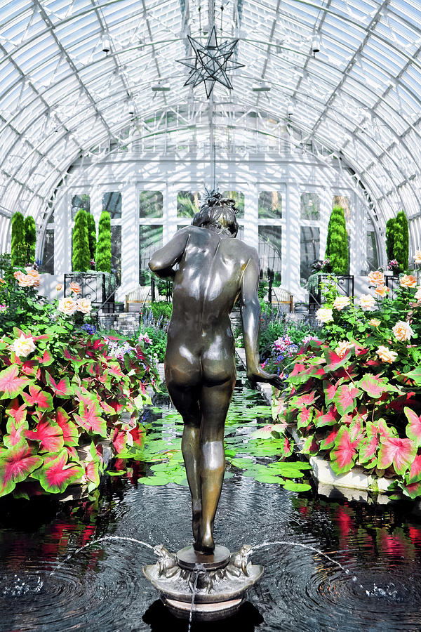 Marjorie McNeely Conservatory Figure Photograph by Kyle Hanson