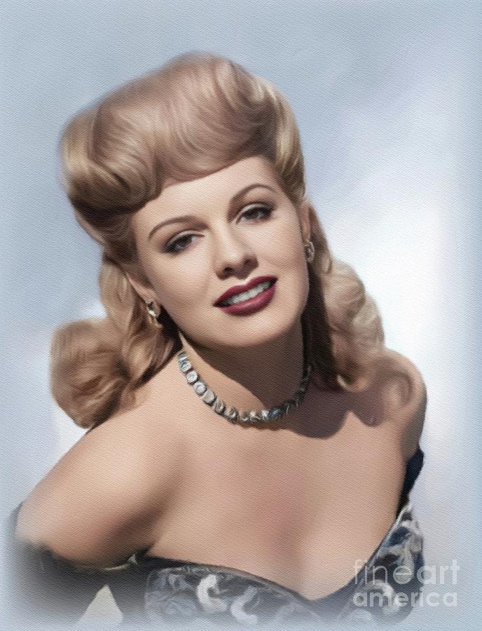 Marjorie Woodworth, Actress Painting by John Springfield - Fine Art America