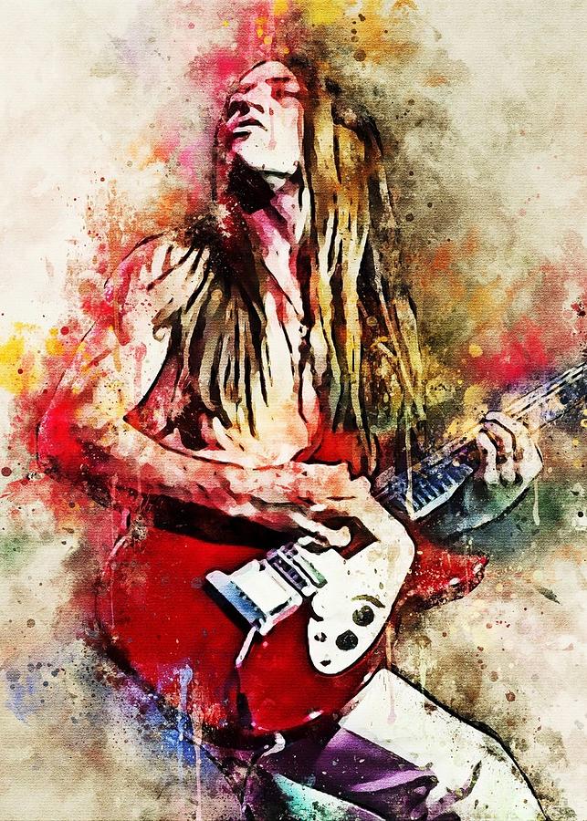 Mark Farner Digital Art by Kha Dieu Vuong - Fine Art America