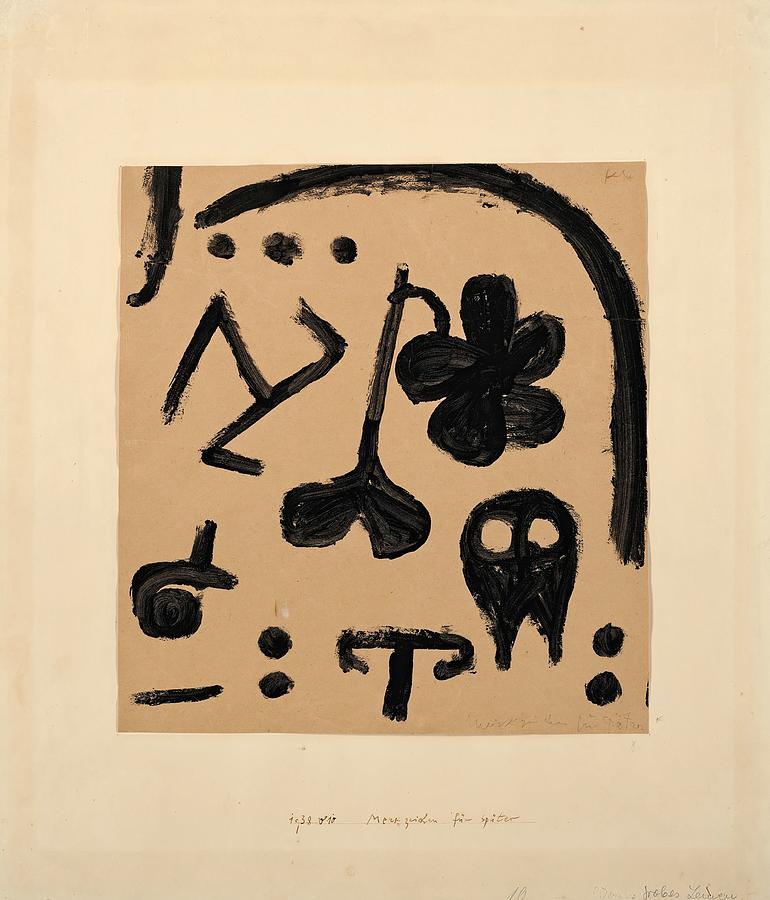 Mark for Later 1938 Paul Klee German, 1879 - 1940 Painting by Paul Klee ...