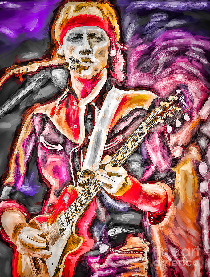 Mark Knopfler Money For Nothing Digital Art by Ray Brown - Fine Art America