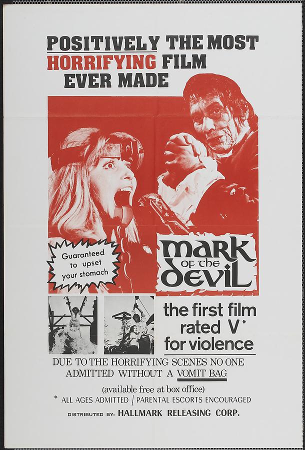 Mark of the Devil - 1970 - Vintage Movie Poster Photograph by Old ...