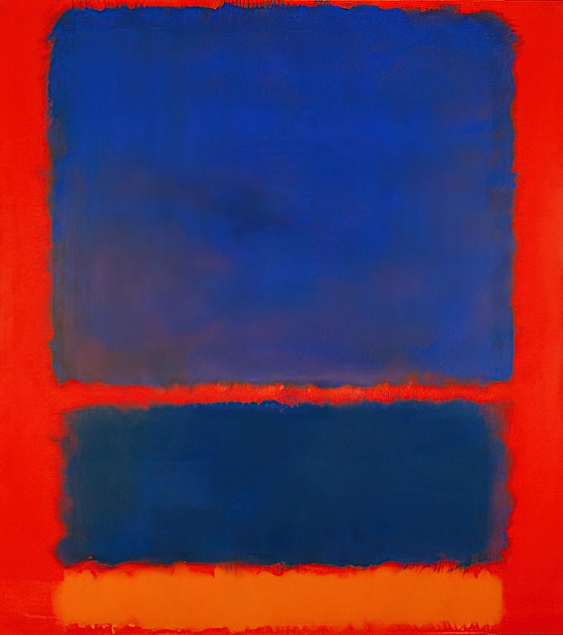 Mark Rothko - Blue, Orange, Red - 1961 Painting by Alexandra Zarova ...