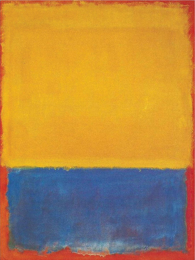 mark rothko - Mark Rothko Jaune Bleu Orange Pastel by Hamza Hamim ...