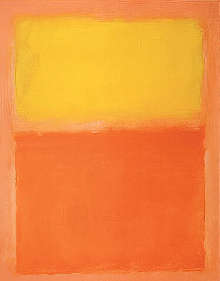 Mark Rothko - Orange and Yellow - 1956 Painting by Alexandra Zarova ...