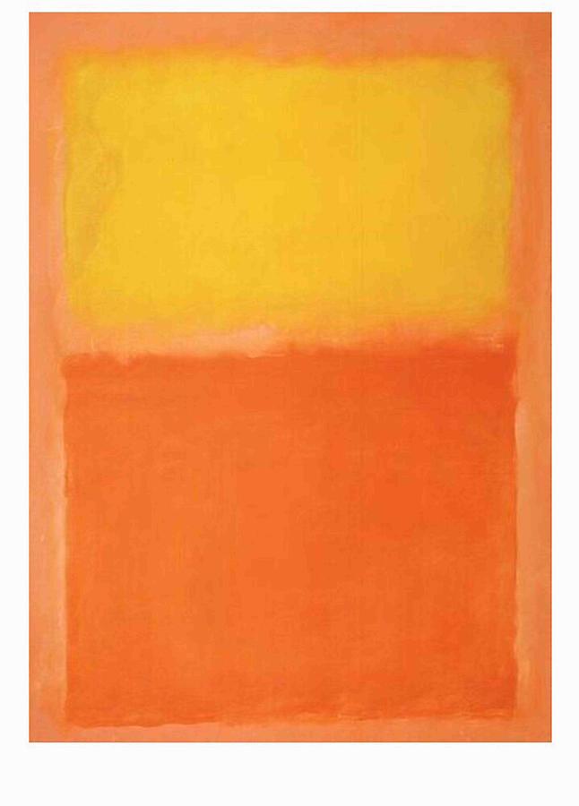 Mark Rothko Orange and Yellow Digital Art by James Pratt - Fine Art America