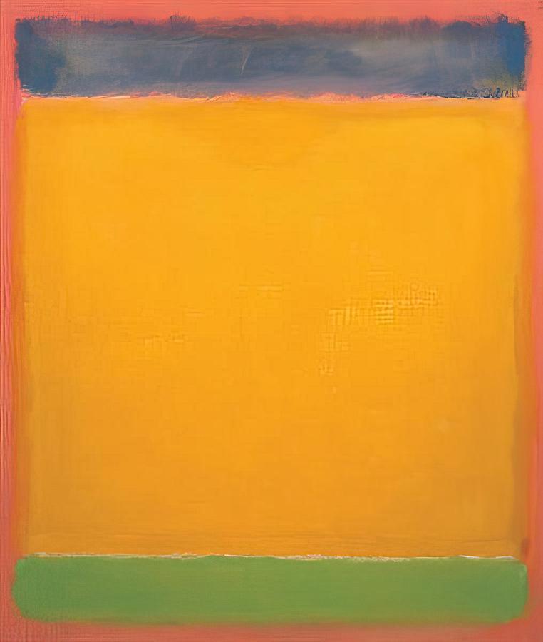 Mark Rothko - United Blue, Yellow, Green on Red - 1954 Painting by ...