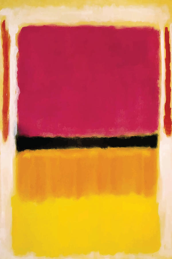 Mark Rothko Violet Black Orange Yellow on and Painting by Morgan Luke ...