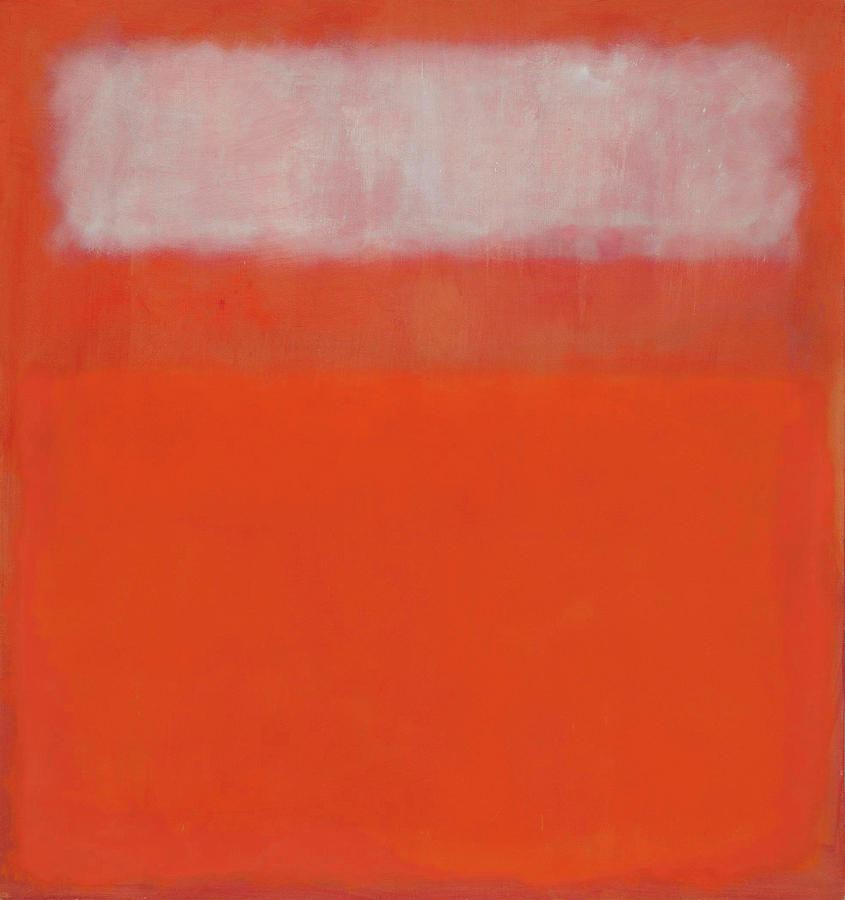 Mark Rothko White Cloud Painting By Dan Hill Galleries - Fine Art America