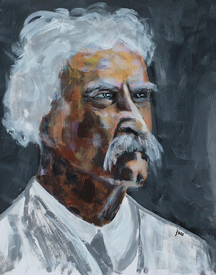 Mark Twain Painting by Mark Ross