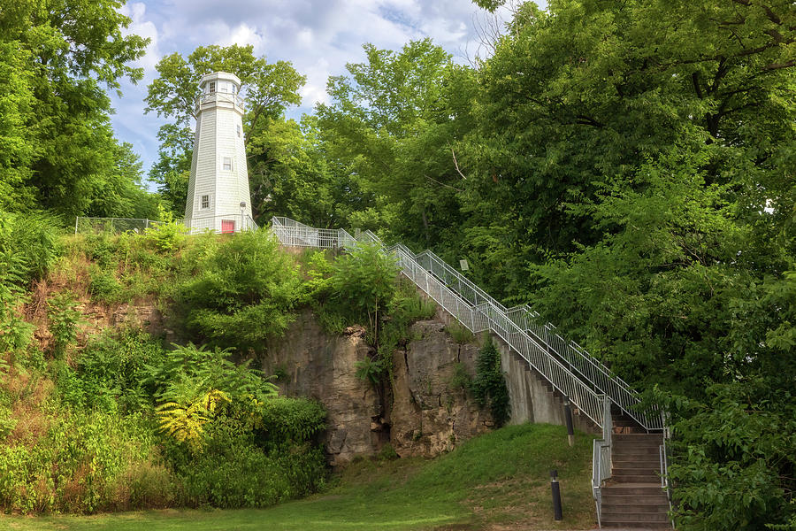 Mark Twain Memorial Lighthouse - Hannibal, Missouri Photograph by Susan Rissi Tregoning