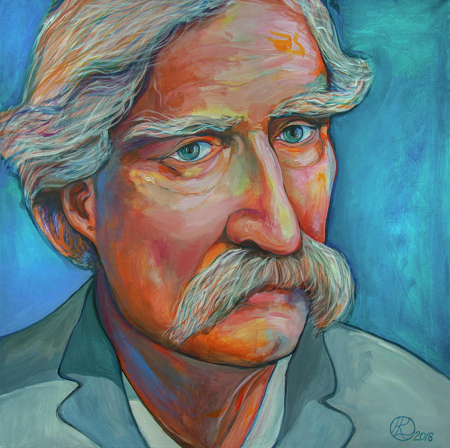 Mark Twain Painting