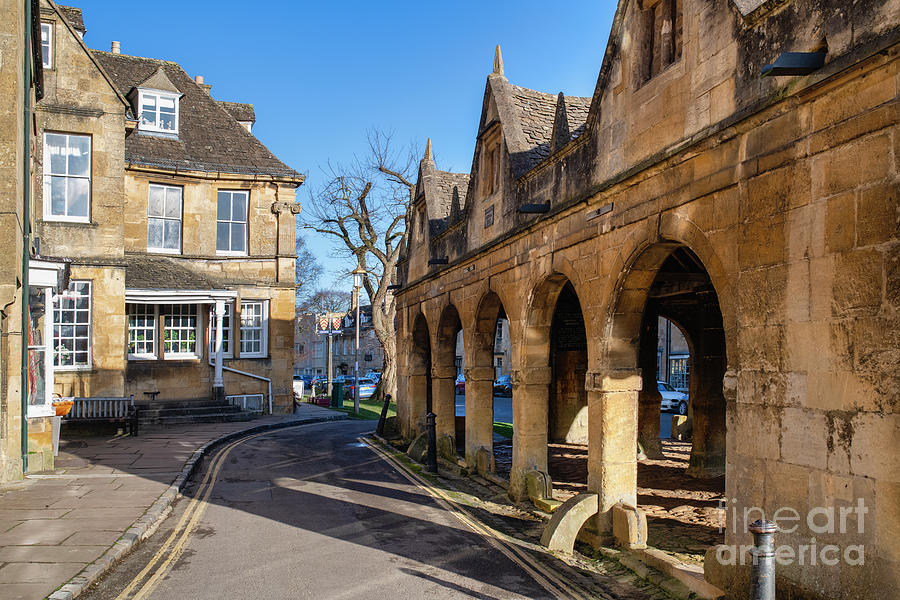 Market Hall Chipping Campden in Winter Sunlight Photograph by Tim Gainey