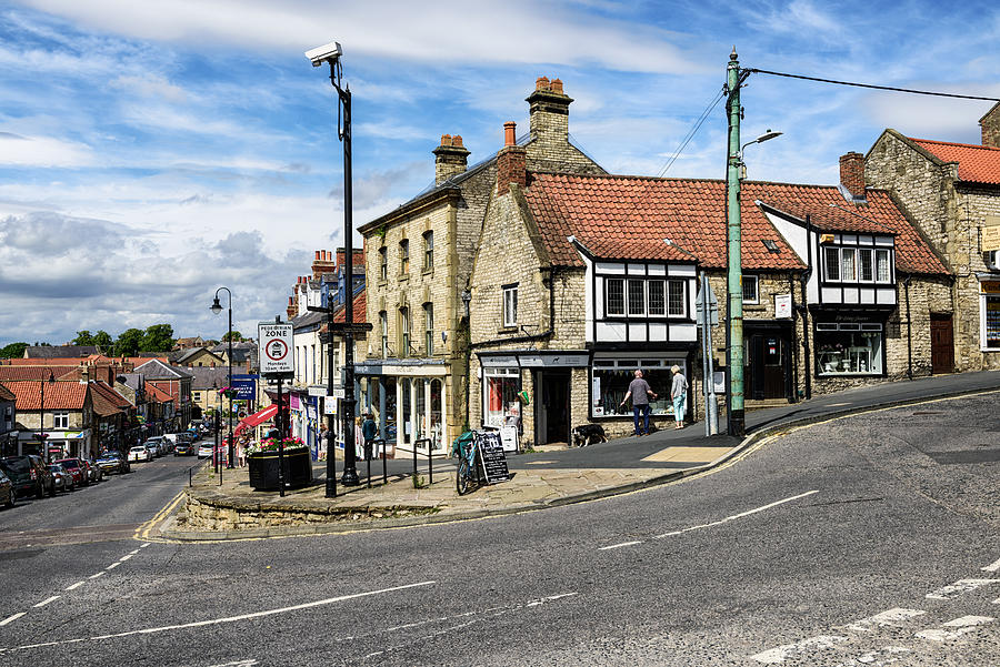 Market Place in Pickering, North Yorkshire Photograph by Stevegeer