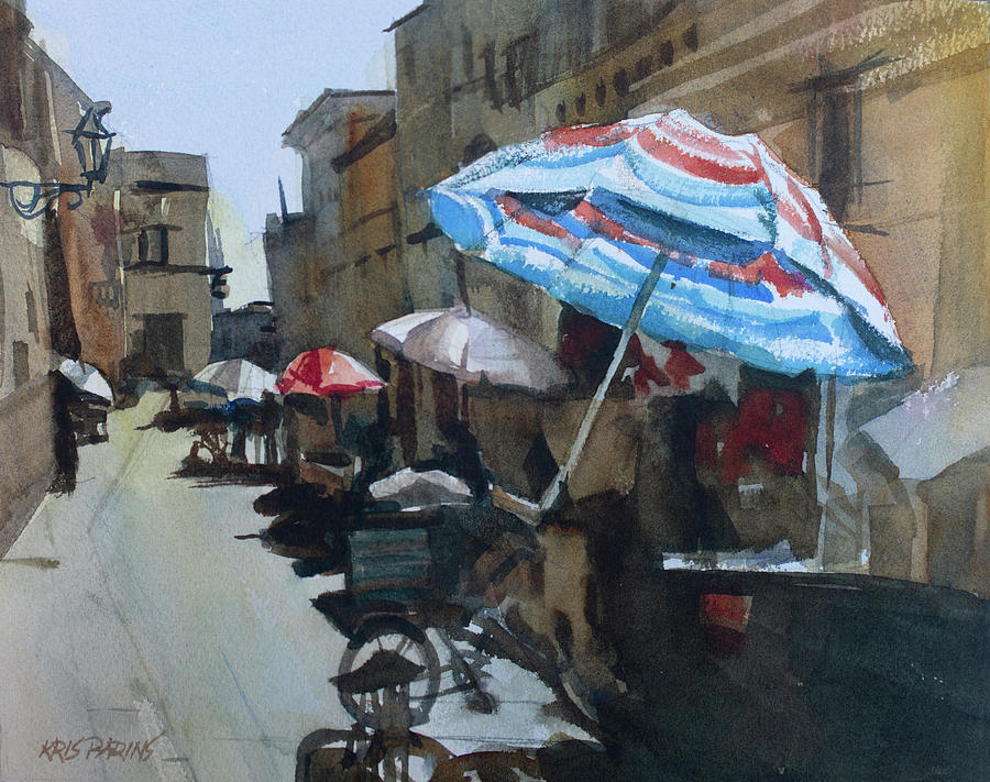 Market Street Painting by Kris Parins