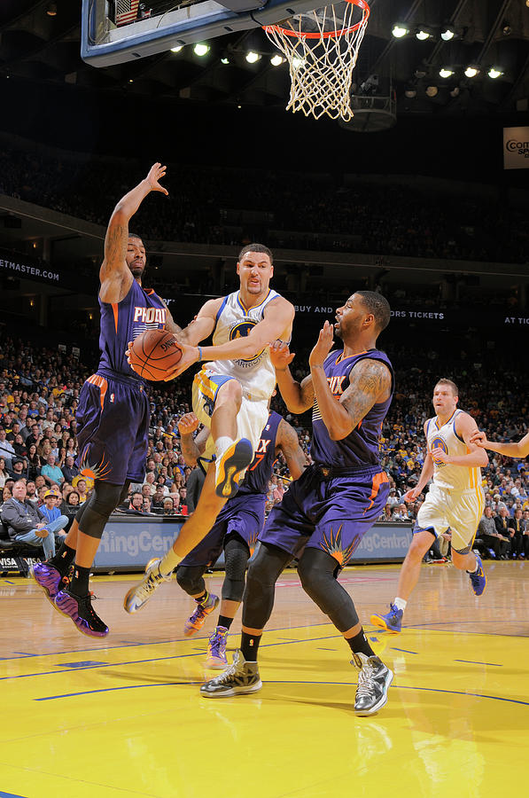 Markieff Morris, Klay Thompson, and Marcus Morris Photograph by Rocky Widner Markieff Morris, Klay Thompson, and Marcus Morris Photograph by Rocky Widner