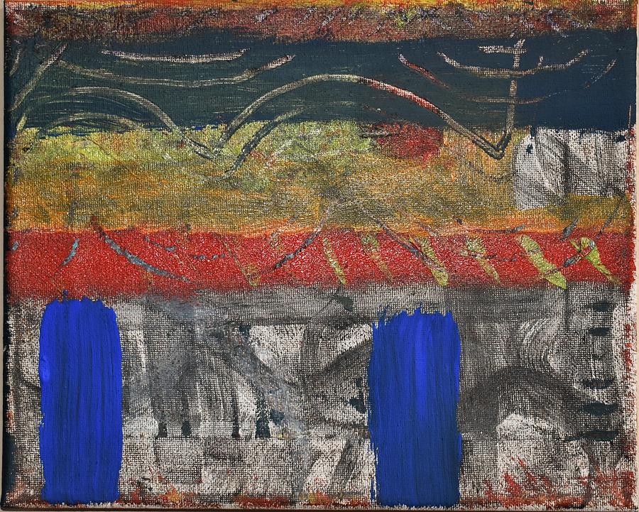Abstract Painting - Marking 01 by Pam Roth OMara Abstract Painting - Marking 01 by Pam Roth OMara