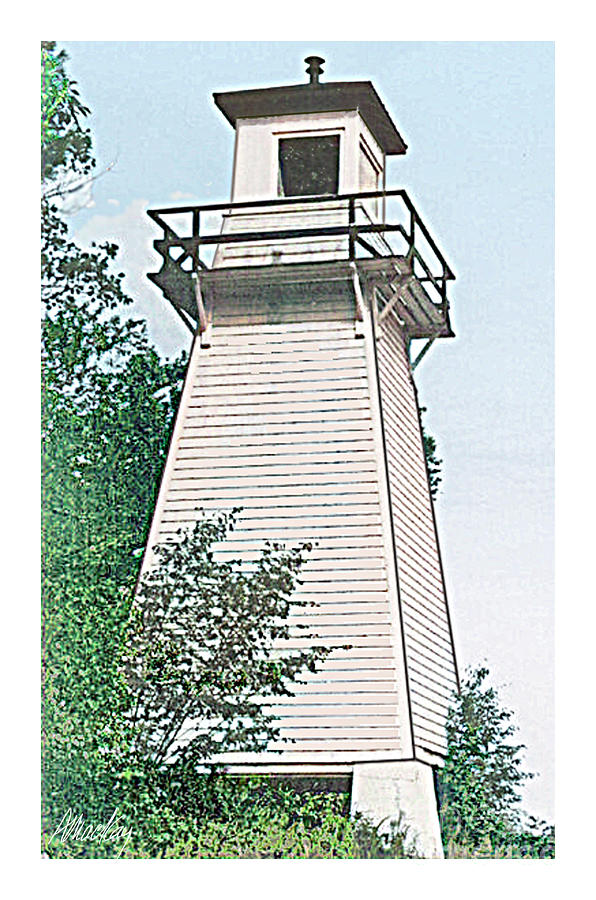 Marks Point Light St Croix River NB Photograph by Art MacKay