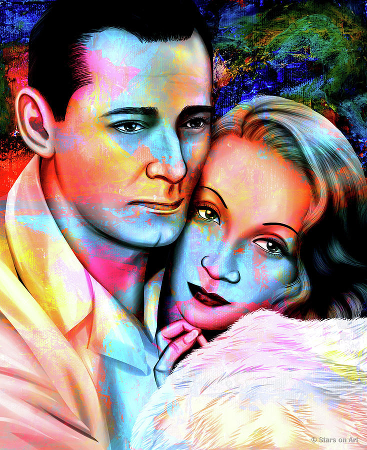 Marlene Photograph - Marlene Dietrich And Herbert Marshall by Stars on Art Marlene Photograph - Marlene Dietrich And Herbert Marshall by Stars on Art