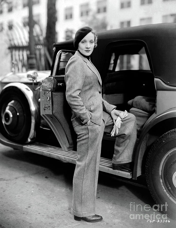 Marlene Dietrich - Fashion Icon Photograph by Sad Hill - Bizarre Los Angeles Archive