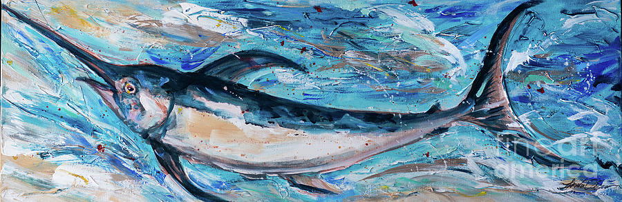 Marlin Painting by Linda Olsen