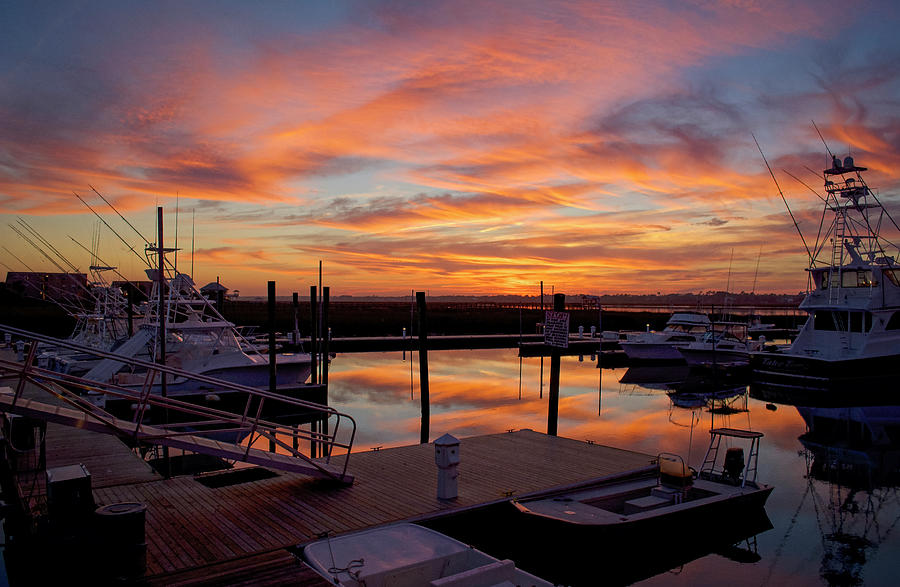 Marlin Quay Marina Sunset Photograph by TJ Baccari - Fine Art America